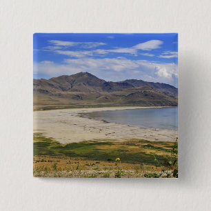 Antelope Island State Park, Great Salt Lake, 15 Cm Square Badge