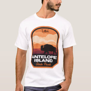 Antelope Island State Park UT Bison T-Shirt