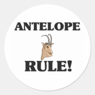 ANTELOPE Rule! Classic Round Sticker