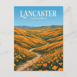 Antelope Valley California Poppy Reserve USA Postcard
