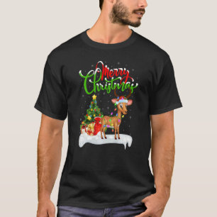 Antelope Xmas Decorations Santa Antelope Christma T-Shirt
