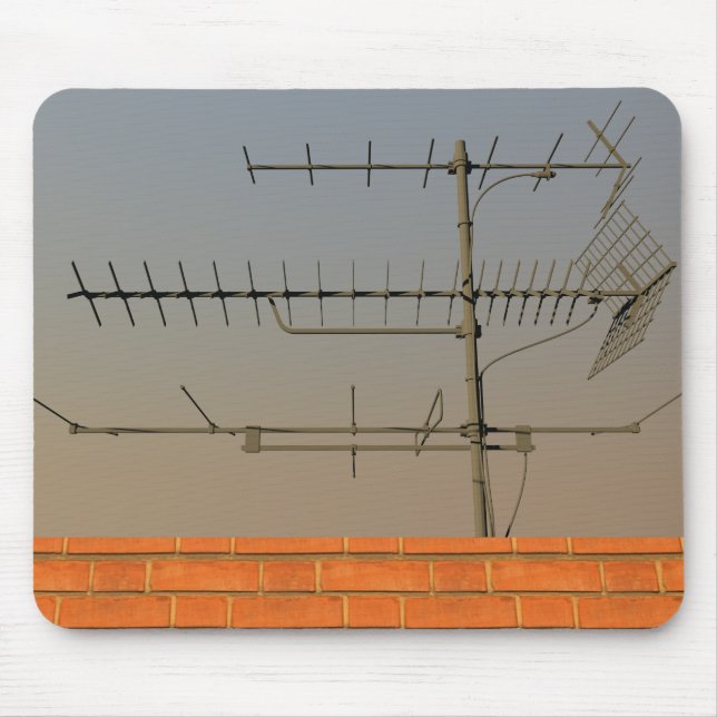 Antena de tv antigua mouse mat (Front)