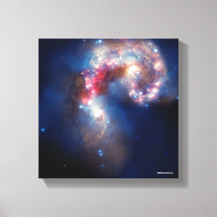 Antennae: A Galactic Spectacle Canvas Print