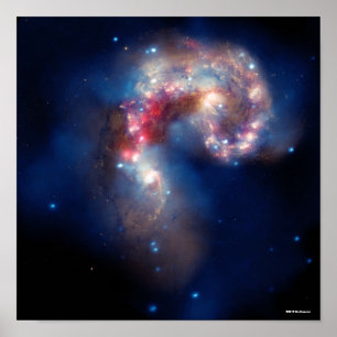 Antennae: A Galactic Spectacle Poster