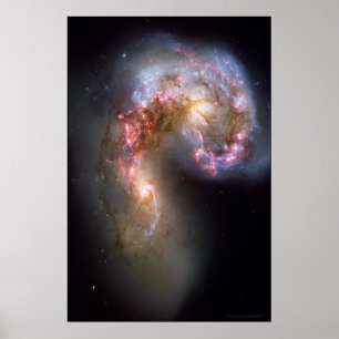 Antennae Galaxies 20x30 (21x28) Poster