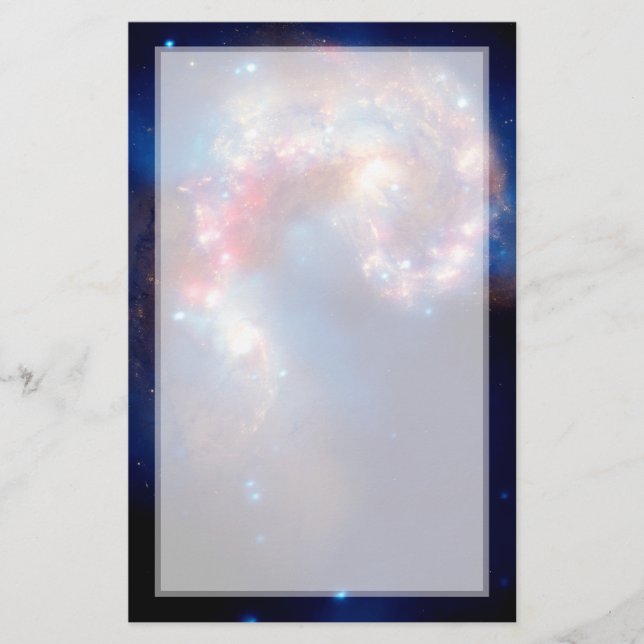 Antennae Galaxies Colliding Stationery (Front)