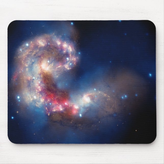 Antennae Galaxies Colourful Composite Mouse Mat (Front)