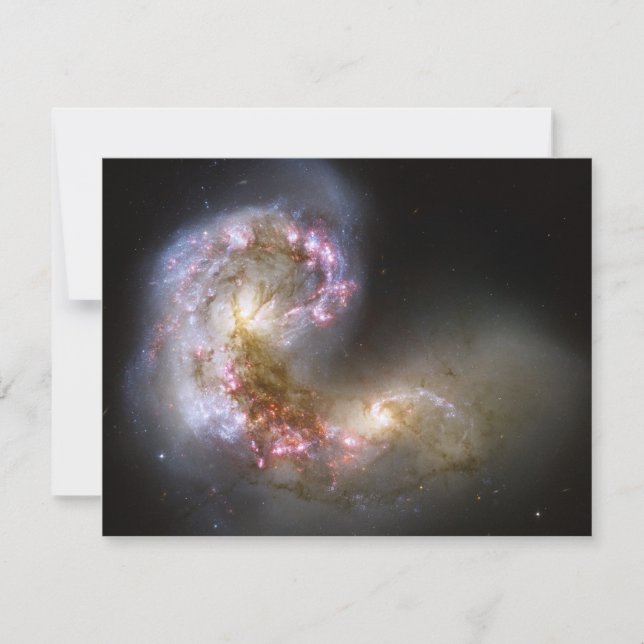 Antennae Galaxies Invitation (Front)
