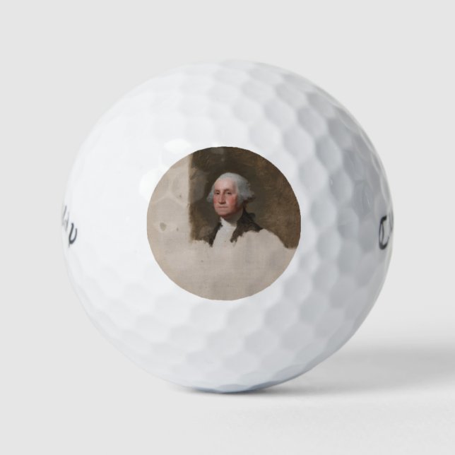 Anthaeneum George Washington 1st US President Golf Balls (Front)