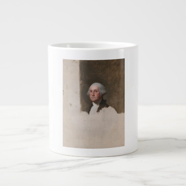 Anthaeneum George Washington 1st US President Large Coffee Mug (Front)