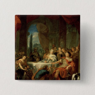 Anthony and Cleopatra 15 Cm Square Badge