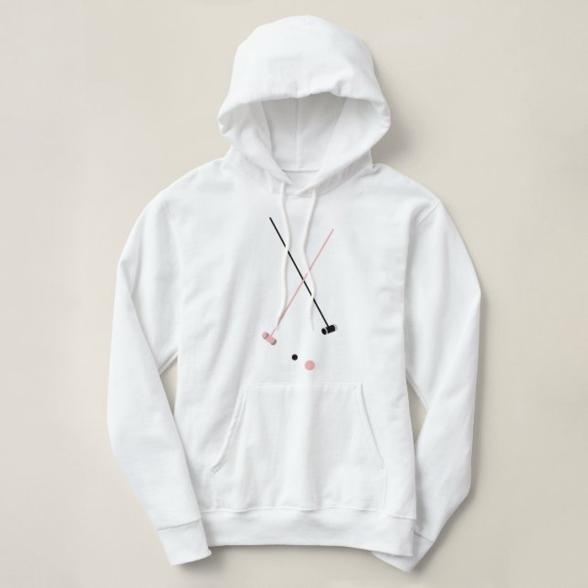 anthony and kate Croquet    Hoodie (Design Front)