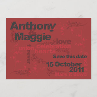 Anthony and Maggie Save the Date