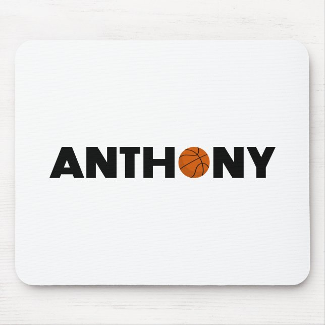 Anthony Basketball Mouse Mat (Front)