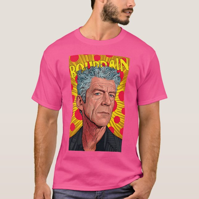Anthony Bourdain Design T-Shirt (Front)