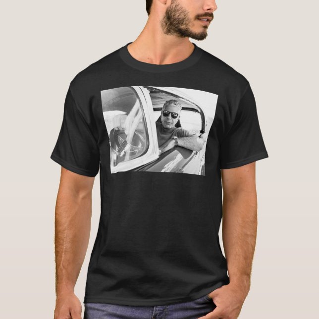 Anthony Bourdain in his car Classic T-Shirt (Front)
