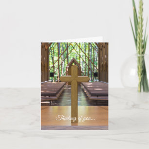 Anthony Chapel Cross Card Sympathy Card