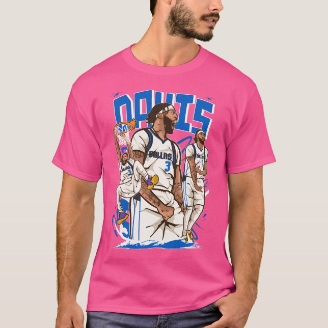 Anthony Davis Dallas Cartoon T-Shirt (Front)