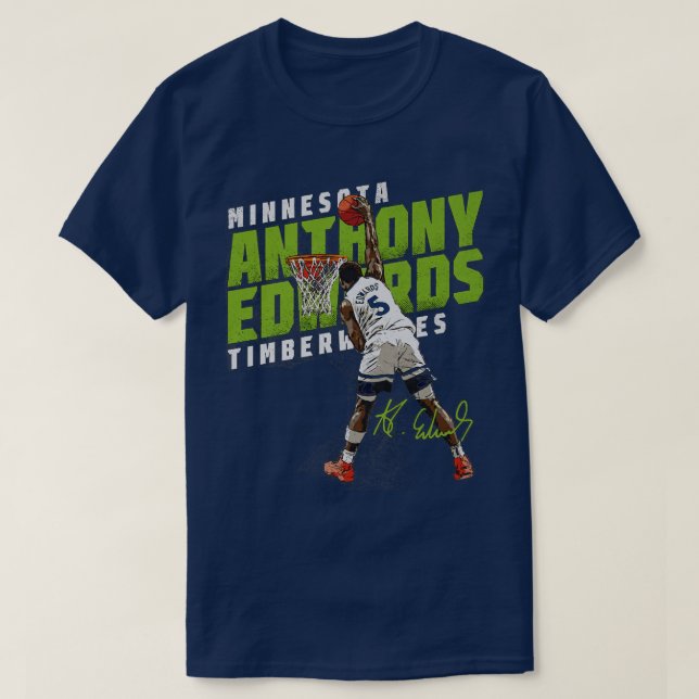 Anthony Edwards Minnesota Slant T-Shirt (Design Front)