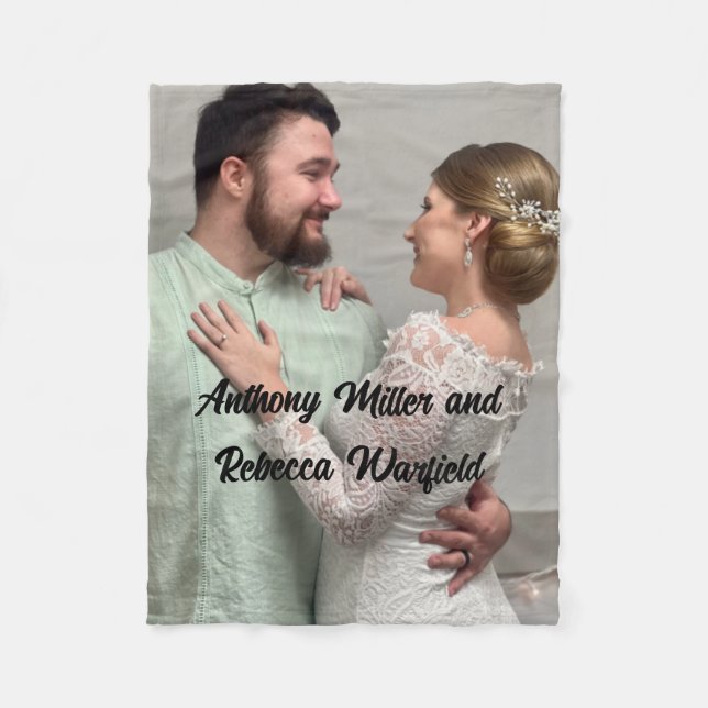 Anthony Miller and Rebecca Warfield Blanket (Front)