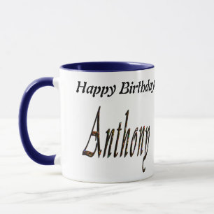 Anthony Name Logo, Mug
