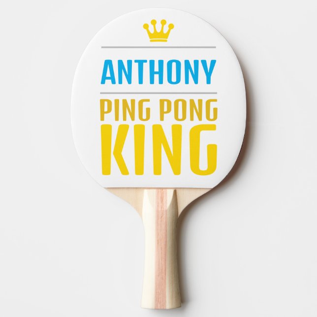 Anthony Ping Pong Paddle (Front)