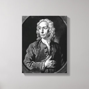 Anthony Sayer, engraved by John Faber Jr Canvas Print