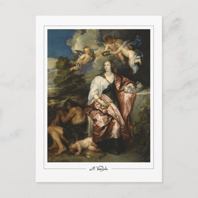 Anthony van Dyck #486 - Fine Art Postcard (Front)