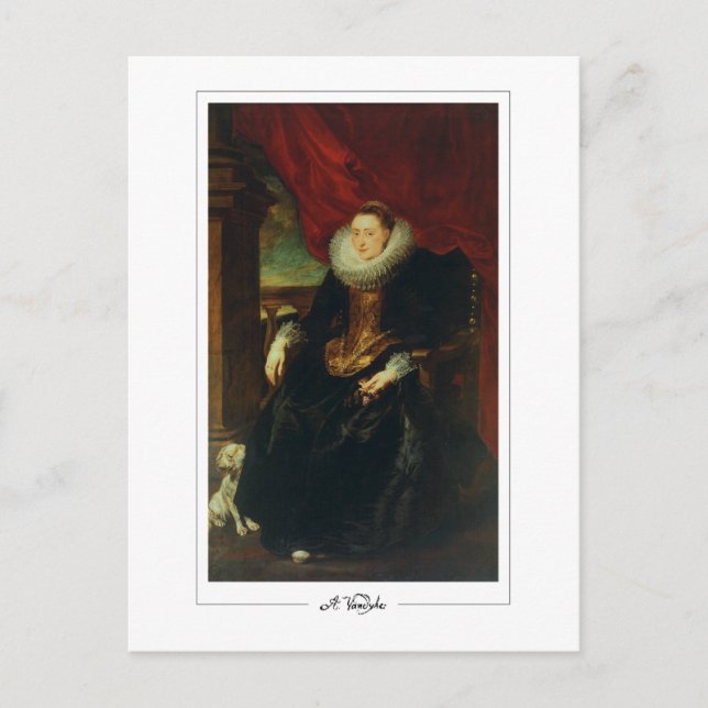 Anthony van Dyck #645 - Fine Art Postcard (Front)