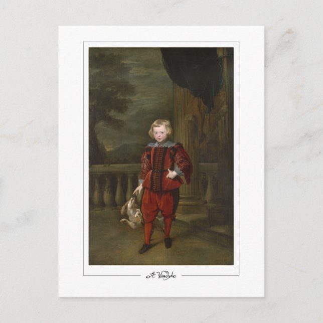 Anthony van Dyck #668 - Fine Art Postcard (Front)
