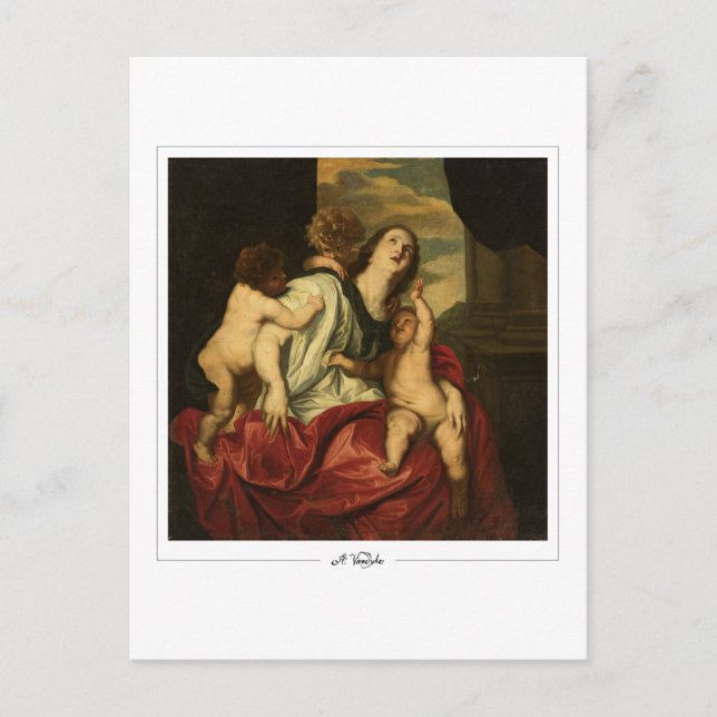 Anthony van Dyck #873 - Fine Art Postcard (Front)