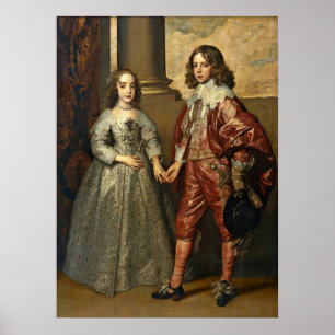 Anthony van Dyck - William with his bride Poster