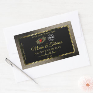 Anthracite Black Product Labels Ladybug with Logo