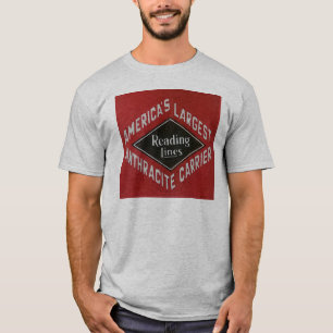 Anthracite, was carried by the Reading Railroad T-Shirt