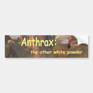 anthrax bumper sticker