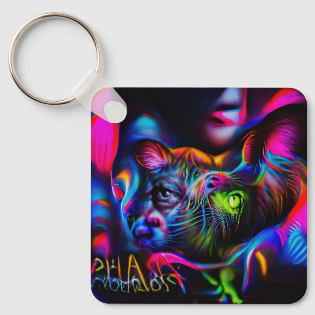 Anthrophobia  key ring (Front)