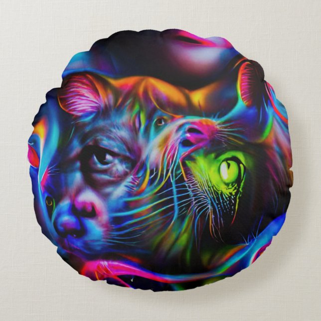 Anthrophobia  round cushion (Front)