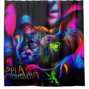 Anthrophobia  shower curtain