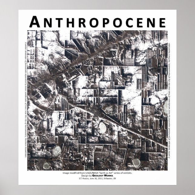 Anthropocene II - Winter Day, northern Kazakahstan Poster (Front)