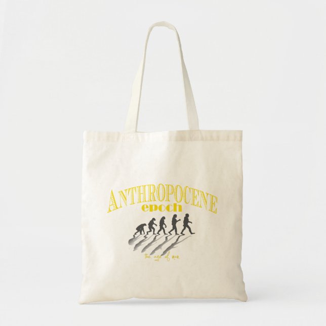 Anthropocene - the age of man tote bag (Front)