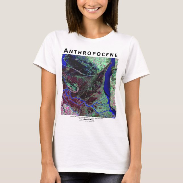 Anthropocene V_A - Parana River Delta, Argentina T-Shirt (Front)