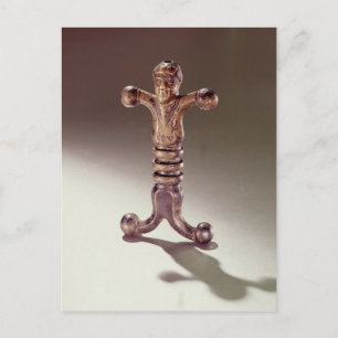 Anthropoid sword hilt postcard