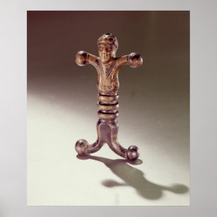 Anthropoid sword hilt poster