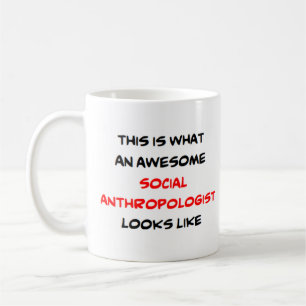 anthropologist social, awesome coffee mug