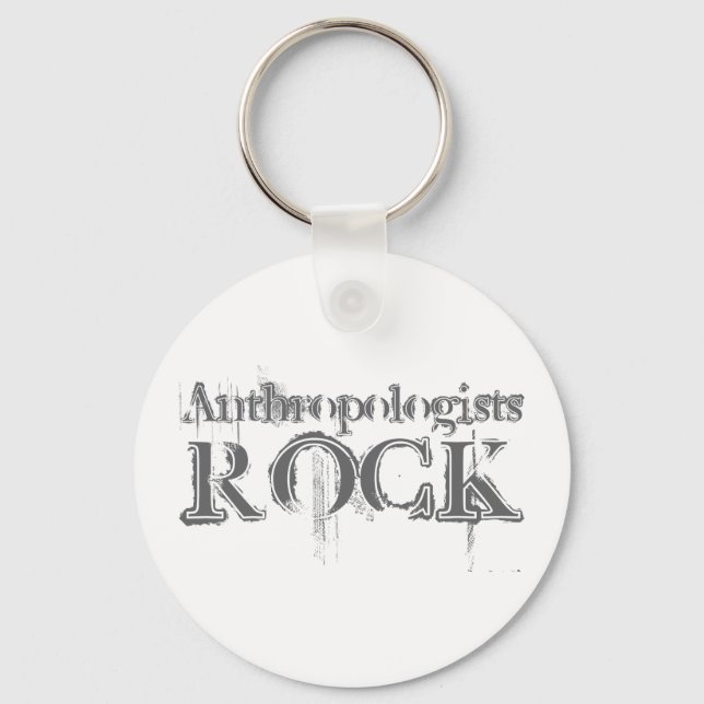 Anthropologists Rock Key Ring (Front)