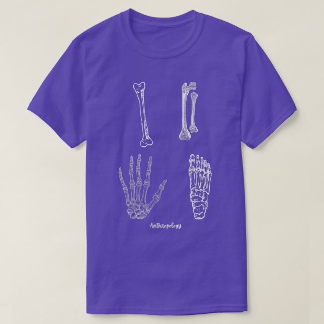 ANTHROPOLOGY BONES T-Shirt (Design Front)