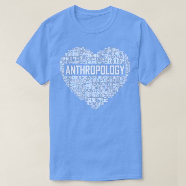 Anthropology Heart T-Shirt (Design Front)