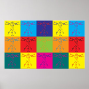 Anthropology Pop Art Poster