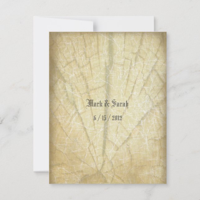 Anthropology Vintage Faded Rustic Wood3 Invitation (Front)