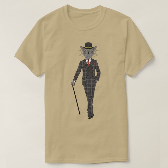 Anthropomorphic Cat 4 T-Shirt (Design Front)